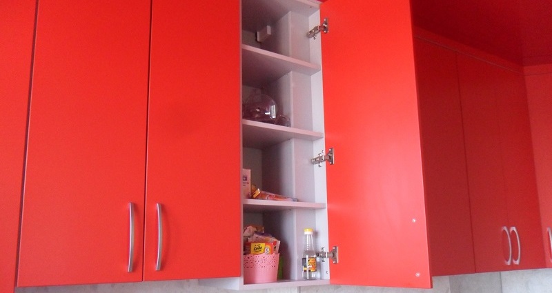 Кухня красно черная фото